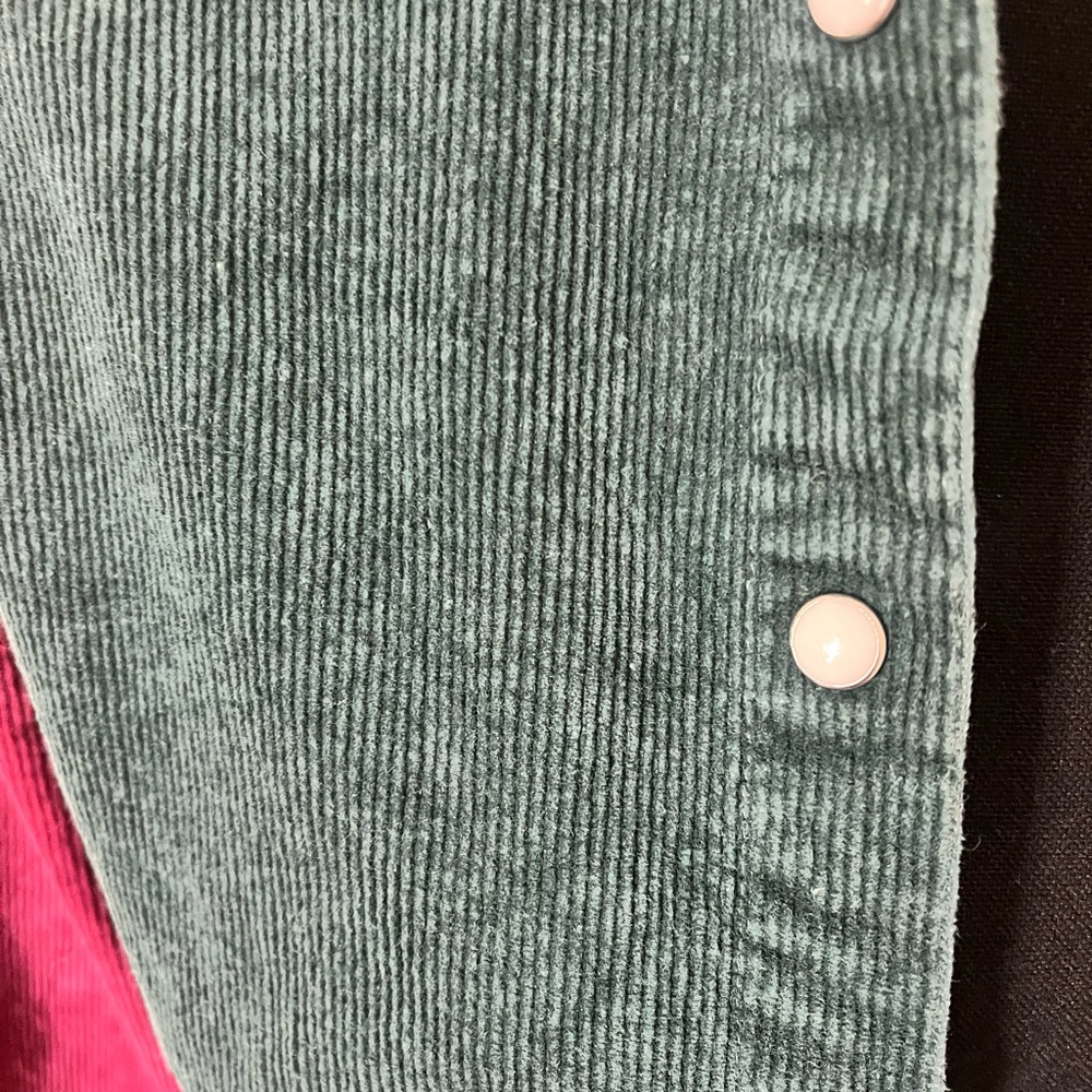 Nasty Gal Blue, yellow, and Green, red Corduroy Shirt - Picture 6 of 12